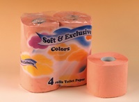 Toaletní papír Soft and Exklusive oranž 80rolí