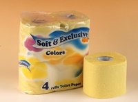 Toaletní papír Soft and Exklusive žlutý